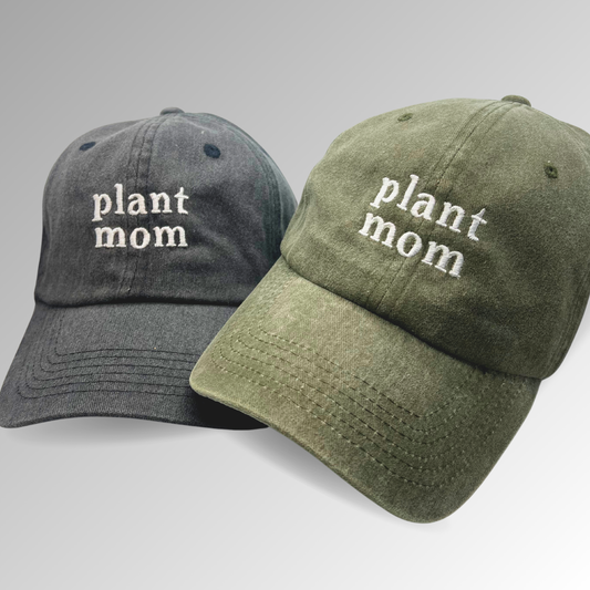 Plant Mom Hat / Funny Embroidered Hats