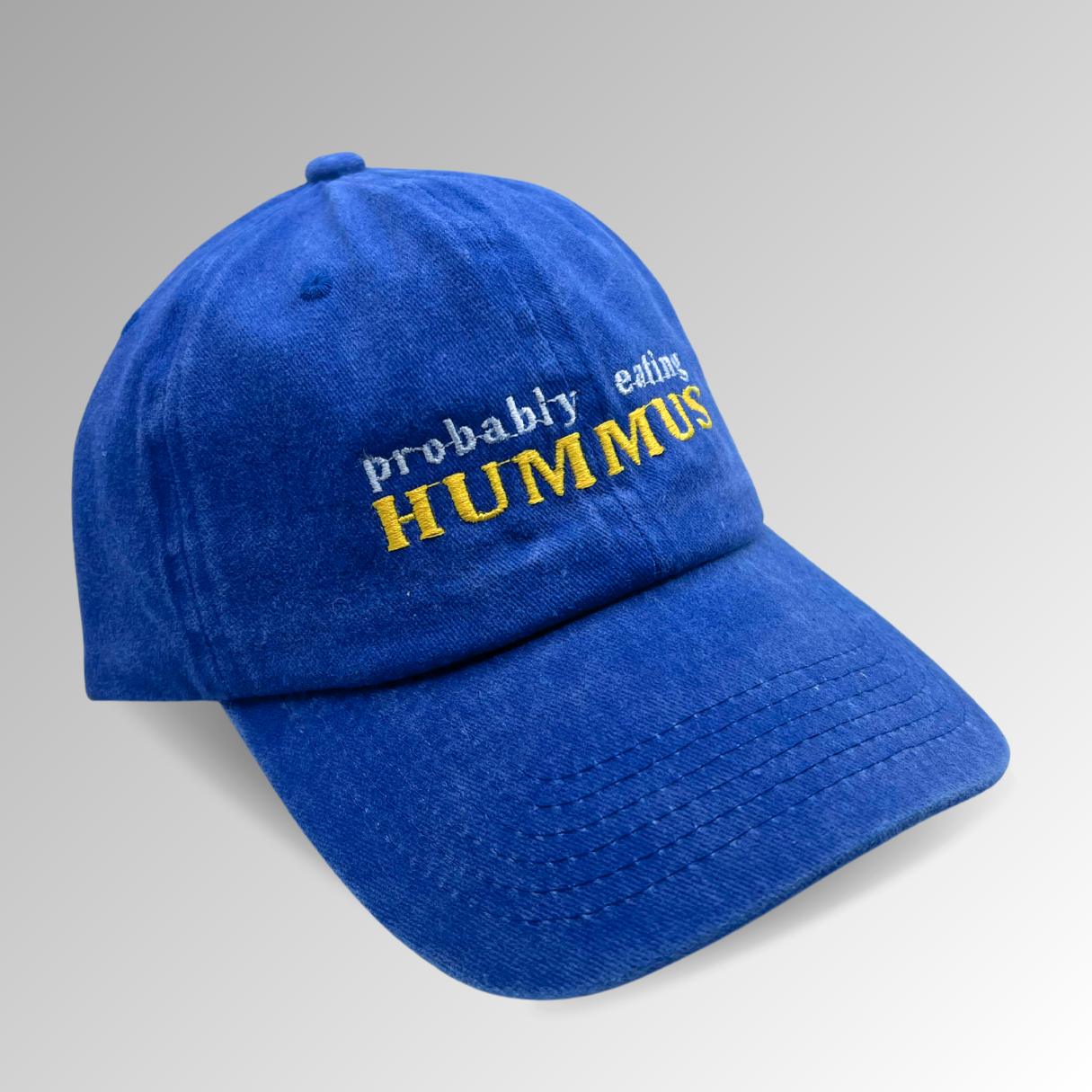 Probably Eating Hummus Hat / Funny Embroidered Hats / Dad Hats