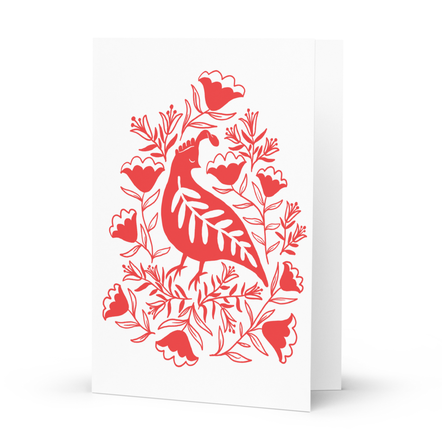 Quail Holiday Card / Christmas Card / Christmas Critters