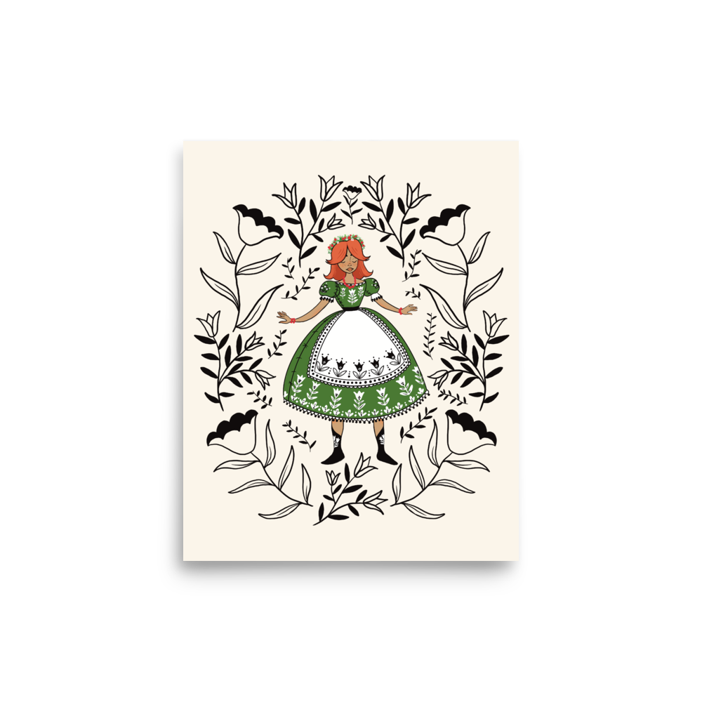 Róża Art Print / 8X10 Art / Polish Girls - ROZA