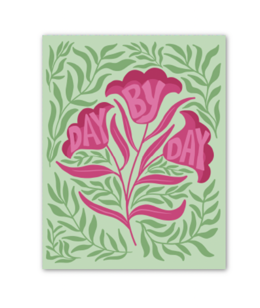 Day By Day Sticker / Holographic Sticker