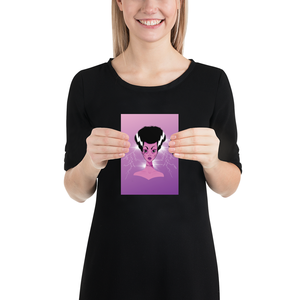 Shocking Bride of Frankenstein Art Print / 5X7 / 8X10 / Bride of Frankie