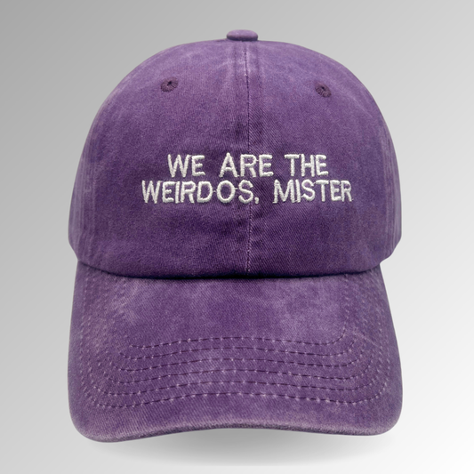 "We Are the Weirdos, Mister" Hat / Horror Embroidered Hat / The Craft