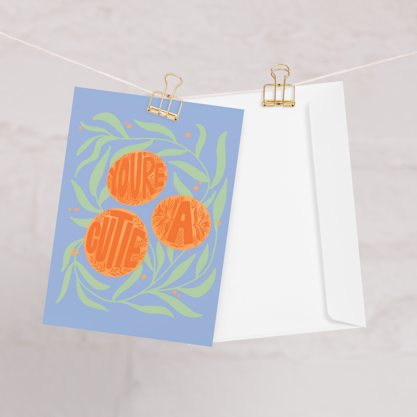 "You're A Cutie" Card / Birthday Card