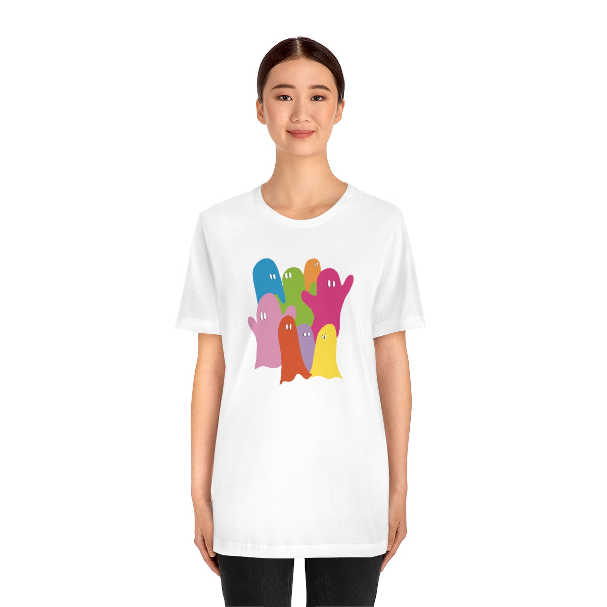 Ghosts Unisex Jersey Short Sleeve Tee / Halloween Shirt / Cute Ghost Shirt