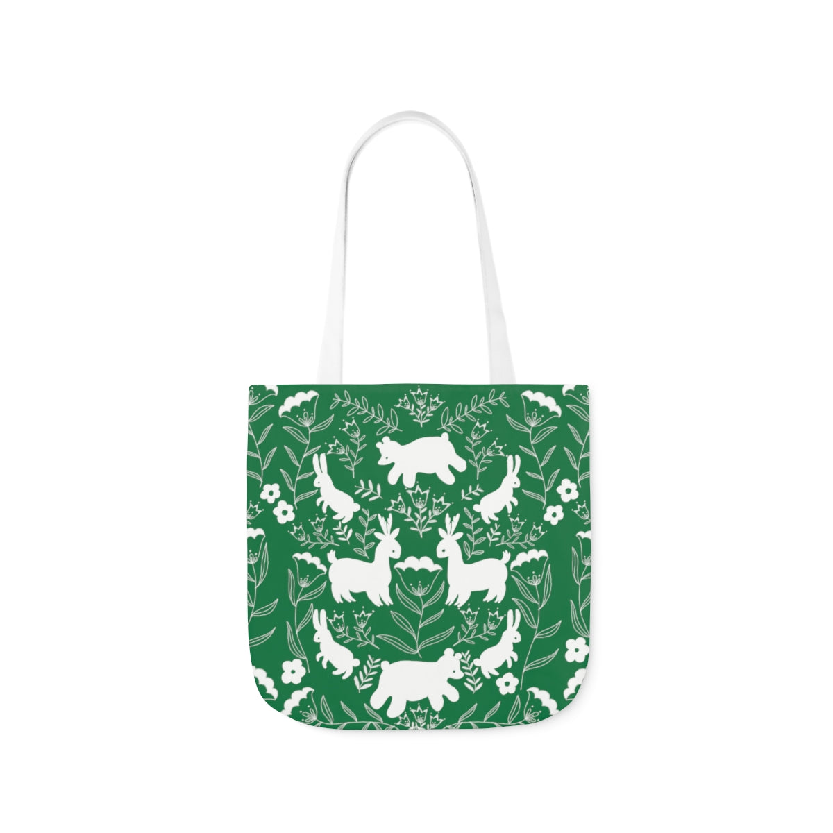 Cute Critters Tote Bag in Green