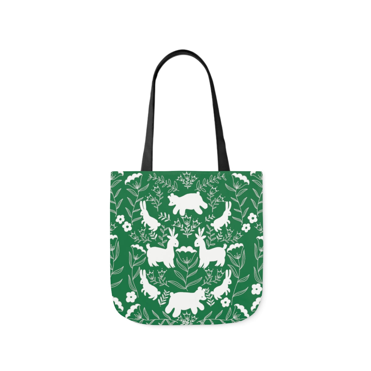 Cute Critters Tote Bag in Green