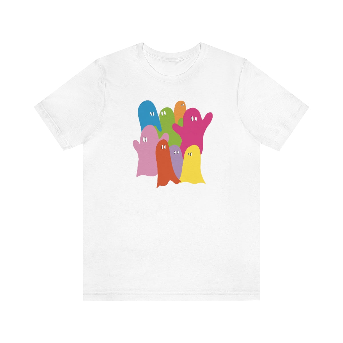 Ghosts Unisex Jersey Short Sleeve Tee / Halloween Shirt / Cute Ghost Shirt
