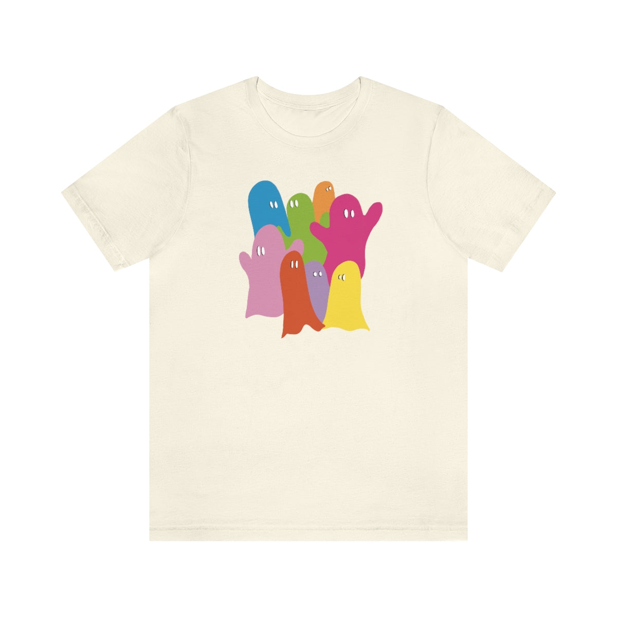 Ghosts Unisex Jersey Short Sleeve Tee / Halloween Shirt / Cute Ghost Shirt