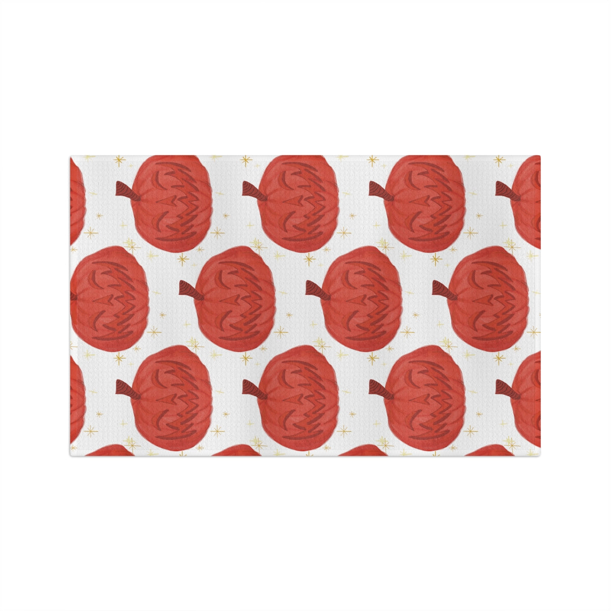 Pumpkin Kitchen Towel / Halloween Decor / Fall Tea Towel / Jack O Lantern Kitchen Towel / Halloween Kitchen Towel / Fall Kitchen Towel