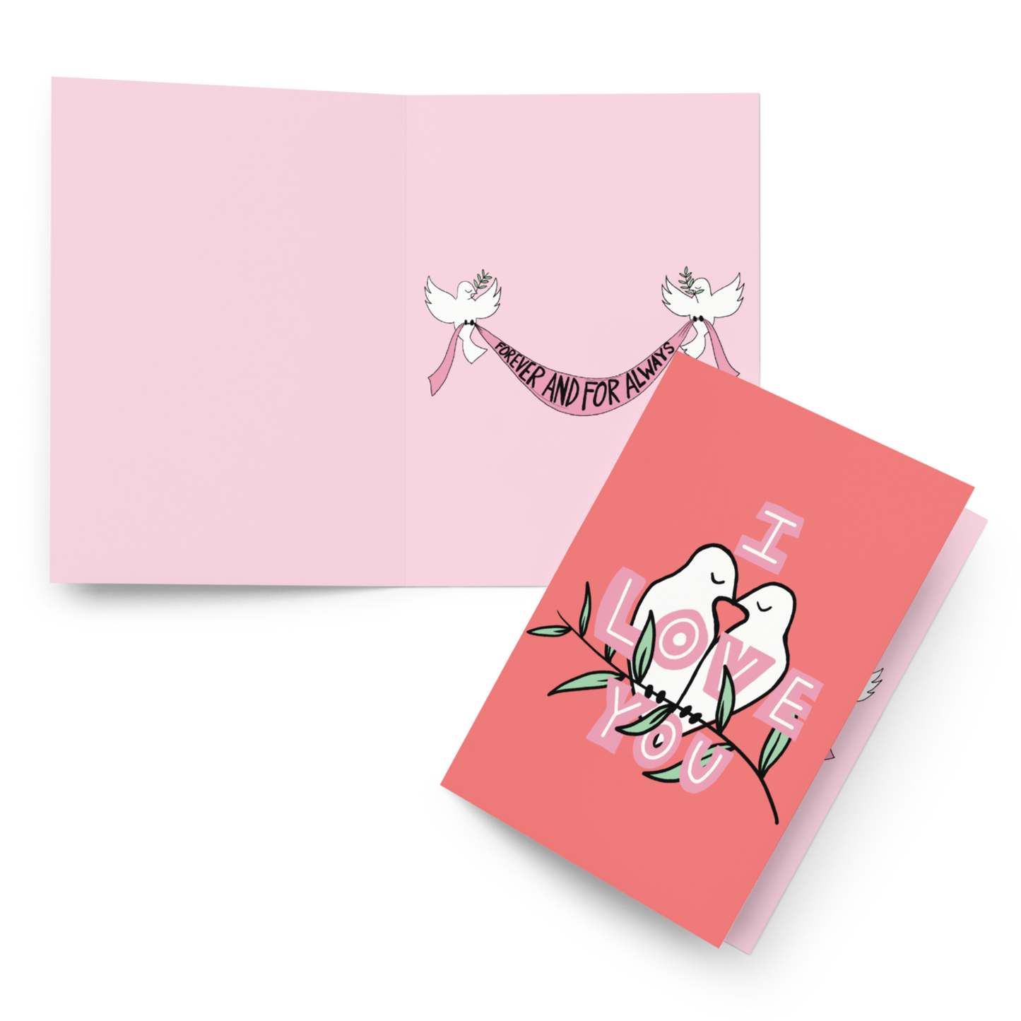 I Love You Card / Valentine's Day Card / Anniversary Card / Card for Girlfriend / Card for Boyfriend / Cute Card for Wife