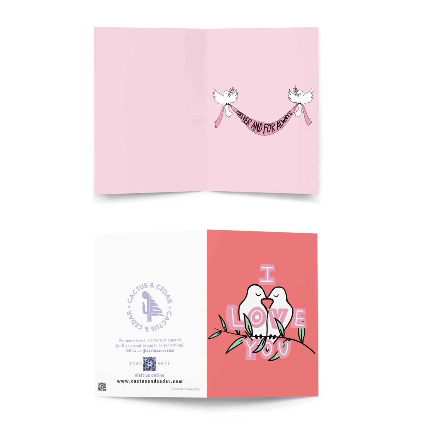 I Love You Card / Valentine's Day Card / Anniversary Card / Card for Girlfriend / Card for Boyfriend / Cute Card for Wife