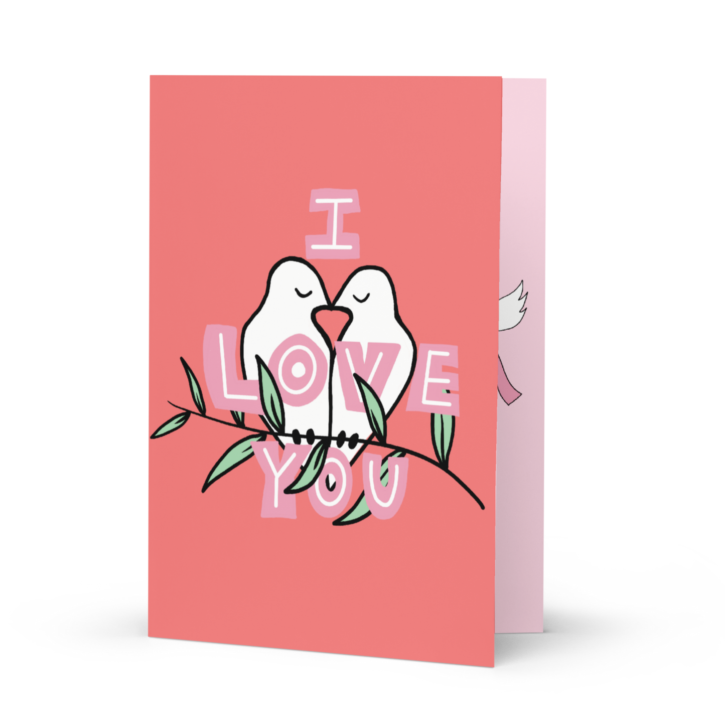 I Love You Card / Valentine's Day Card / Anniversary Card / Card for Girlfriend / Card for Boyfriend / Cute Card for Wife