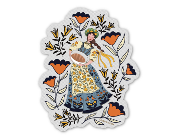 Orchidea / Polish Girl Sticker