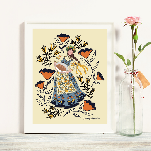 Orchidea Art Print / Polish Girls Collection / 8X10 Matte Print