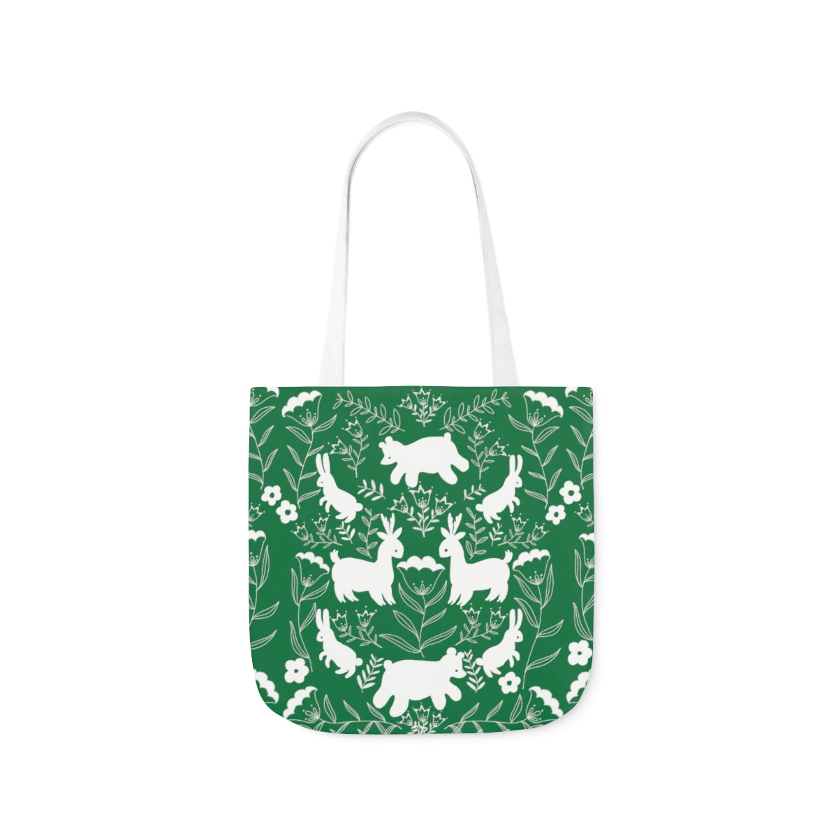 Cute Critters Tote Bag in Green