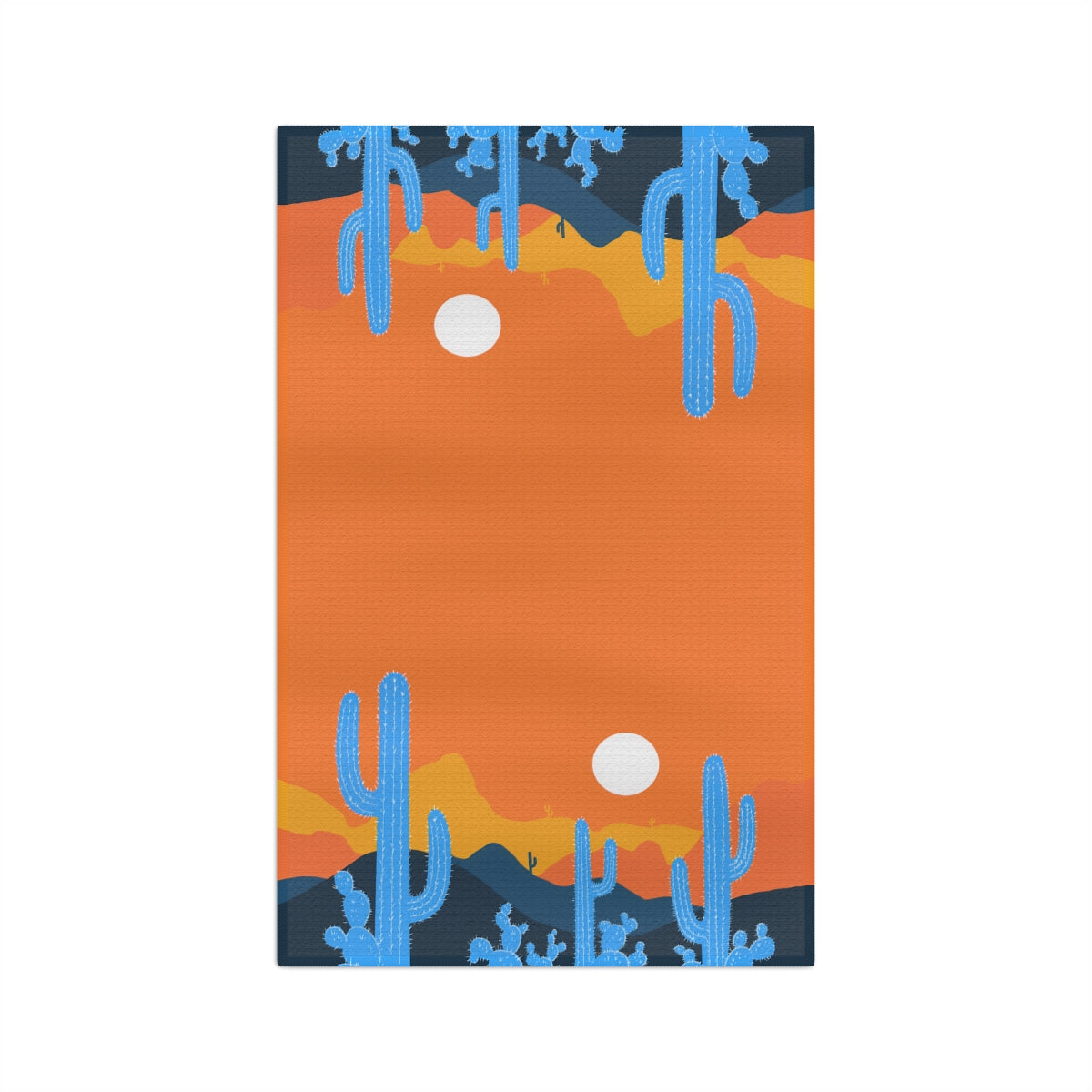 Arizona Sunset Kitchen Towel / Cactus Kitchen Towel / Soft Tea Towel / Housewarming Gifts