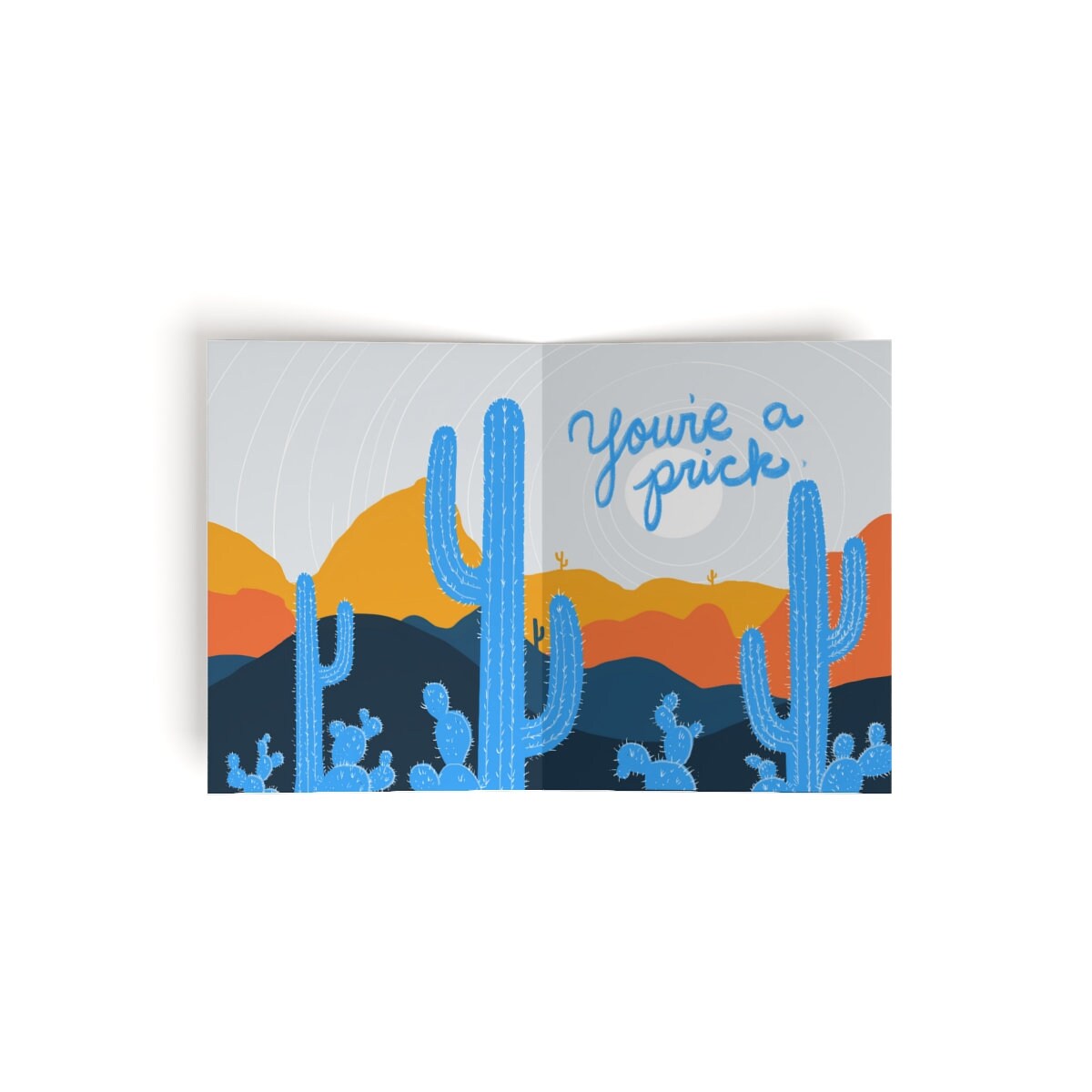 Cactus Card / Funny Birthday Card / You're A Prick / Plant Cards / Anti-Greeting Card