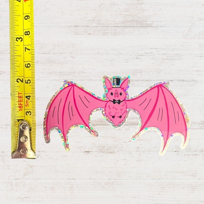 Halloween Batty Sticker / Waterproof Stickers / Laptop Stickers / Water Bottle Sticker / Stickers for Stanley / Bat Sticker / Vampire Sticker