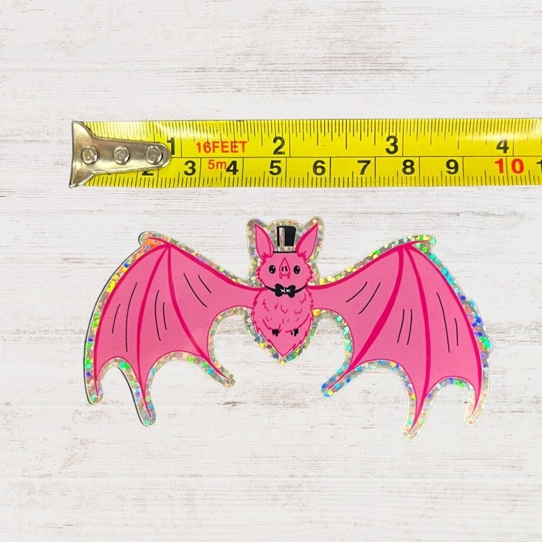 Halloween Batty Sticker / Waterproof Stickers / Laptop Stickers / Water Bottle Sticker / Stickers for Stanley / Bat Sticker / Vampire Sticker