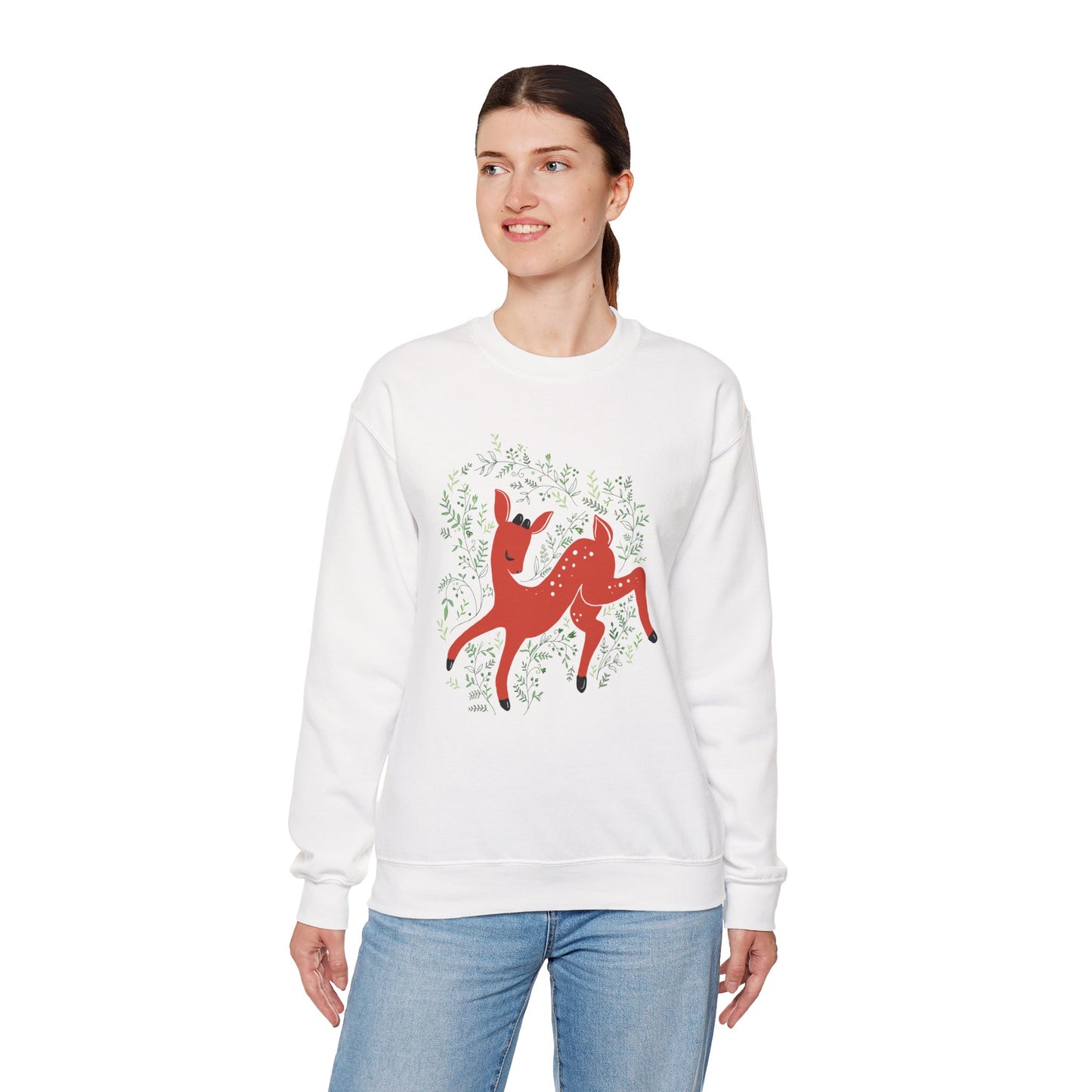 Prancer Sweatshirt - Holiday Reindeer Sweatshirts