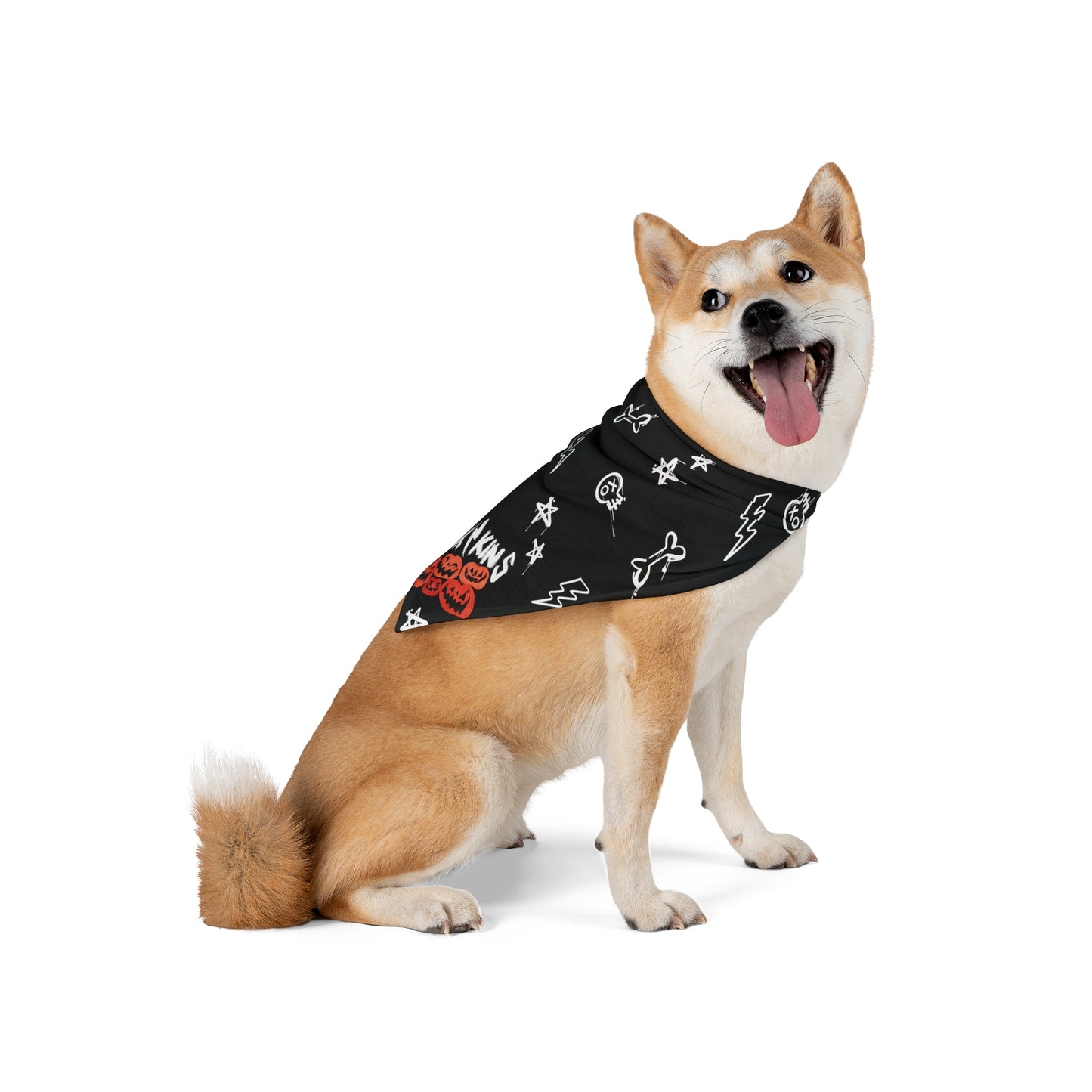 "The Punk Kins" Halloween Pet Bandana / Halloween Pet Accessories