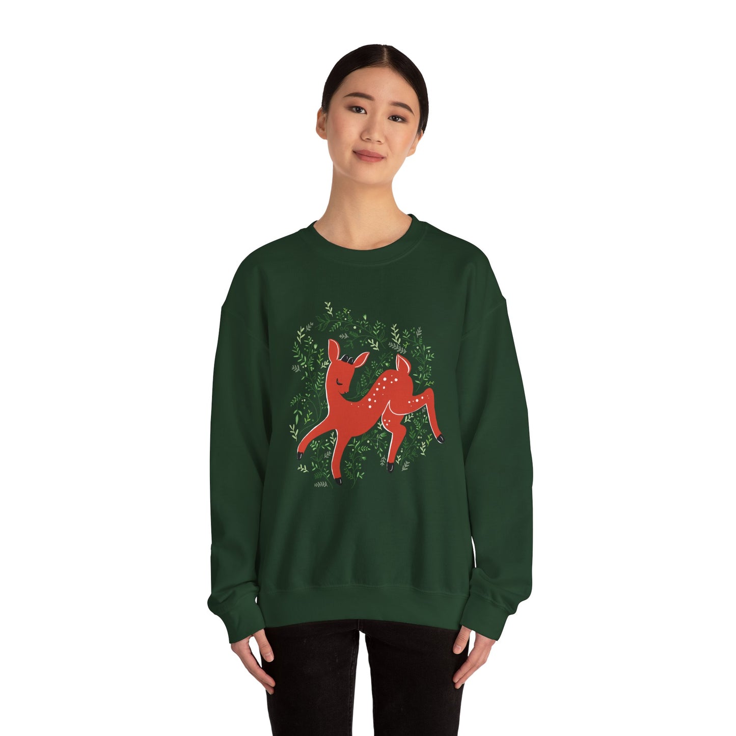 Prancer Sweatshirt - Holiday Reindeer Sweatshirts