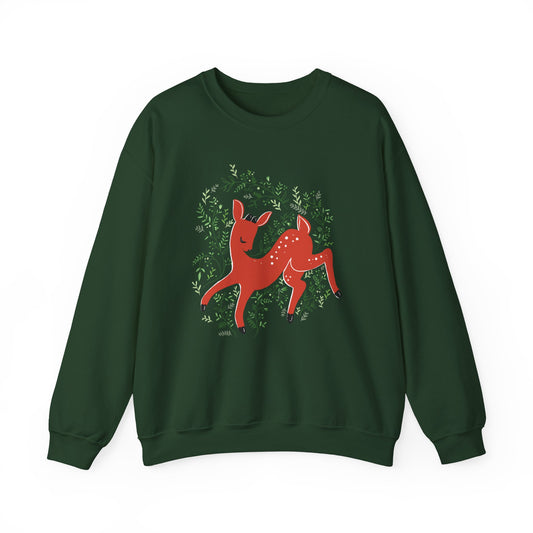 Prancer Sweatshirt - Holiday Reindeer Sweatshirts