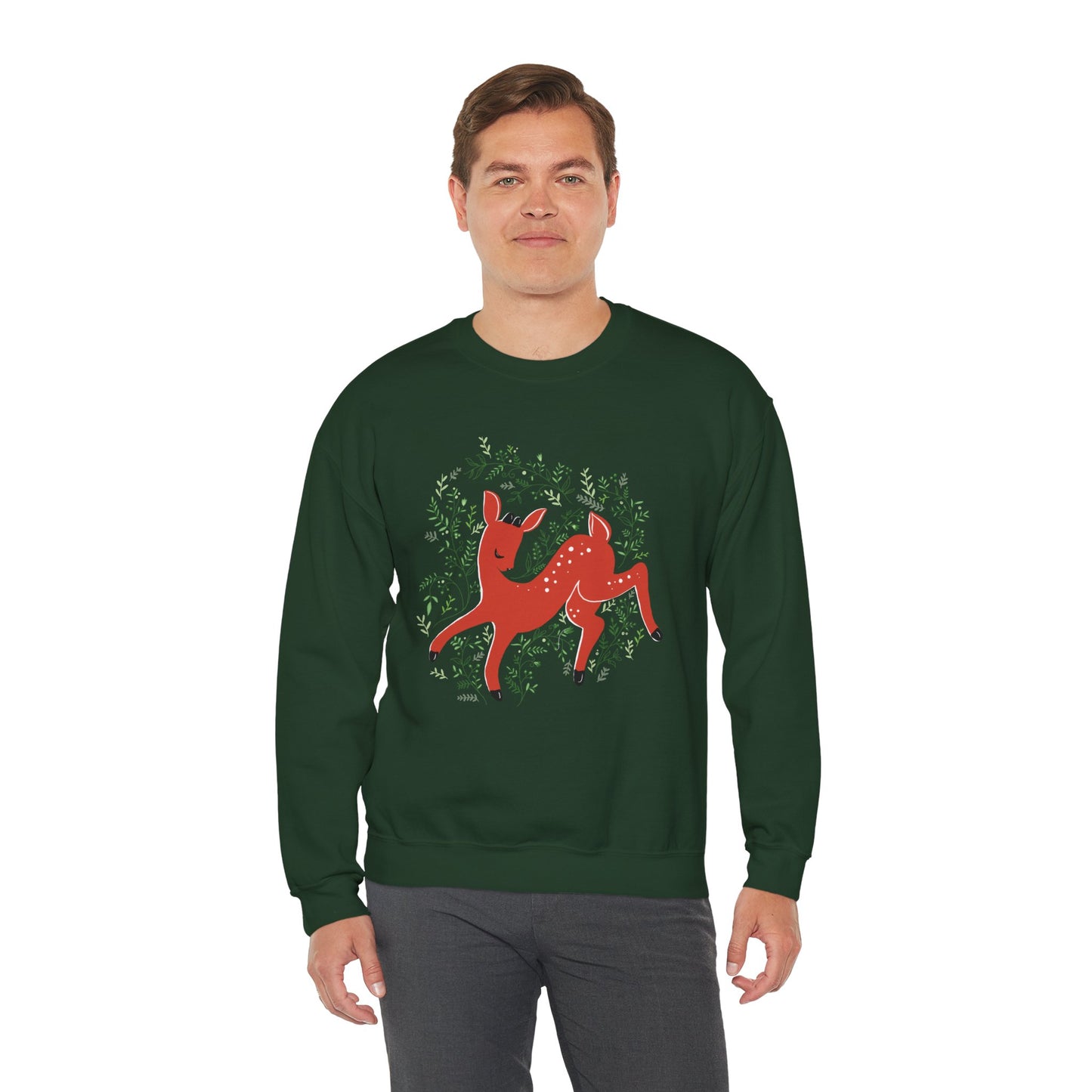 Prancer Sweatshirt - Holiday Reindeer Sweatshirts
