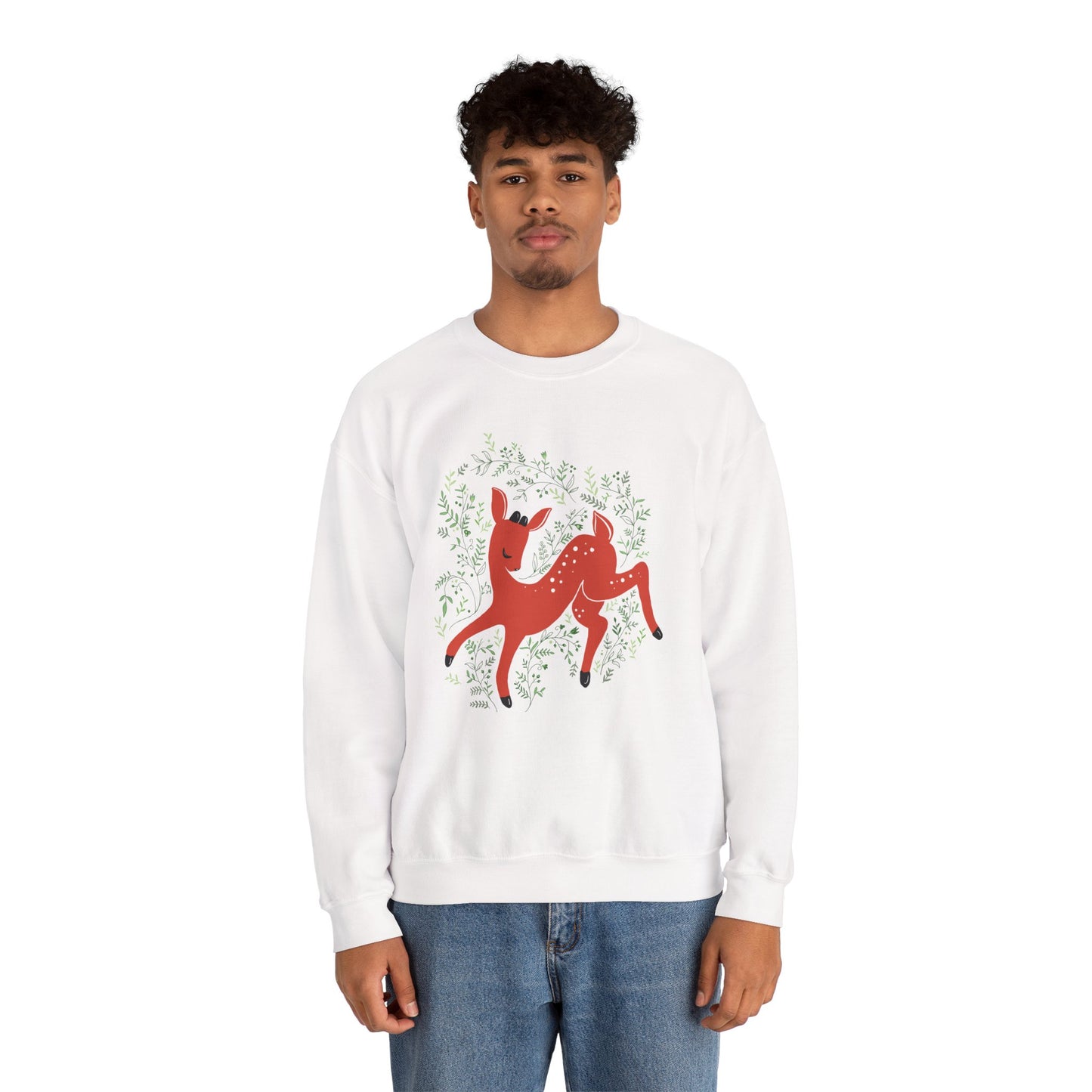 Prancer Sweatshirt - Holiday Reindeer Sweatshirts