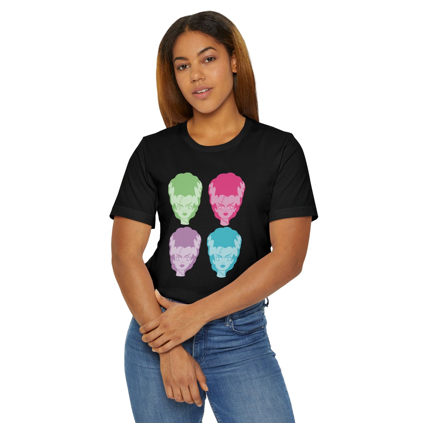 Technicolor Bride of Frankenstein T-Shirt / Halloween Shirts