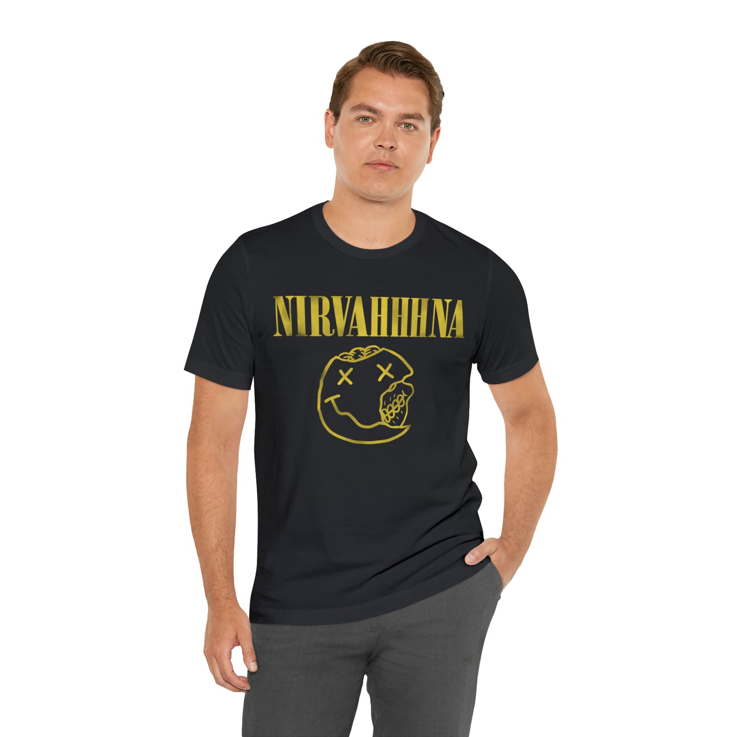 Nirvana Parody Shirt "Smells Like Teen Brains" T-Shirt / Zombie NirvAHHHna Unisex T-Shirt / Halloween Shirts