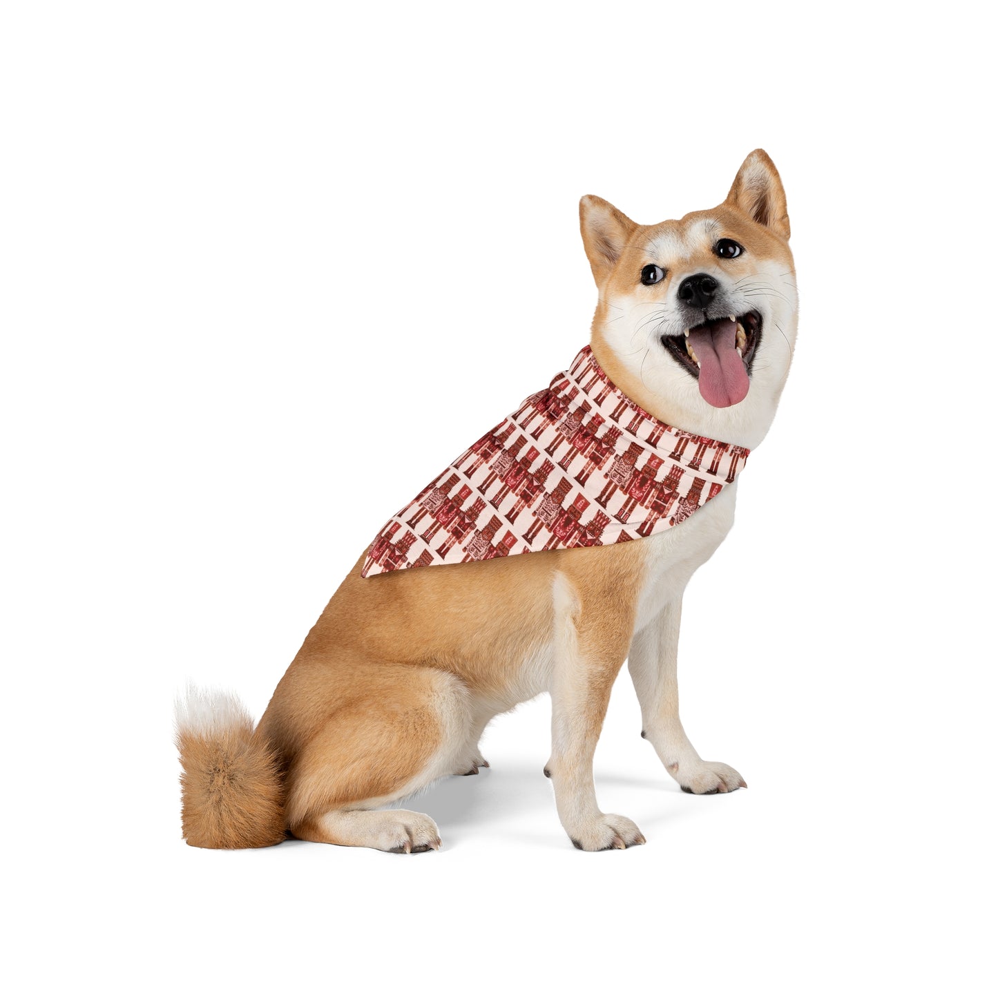 Nutcracker Dog Bandana / Two Sizes Available / Christmas Cookie Dog Scarf / Christmas Dog Accessories