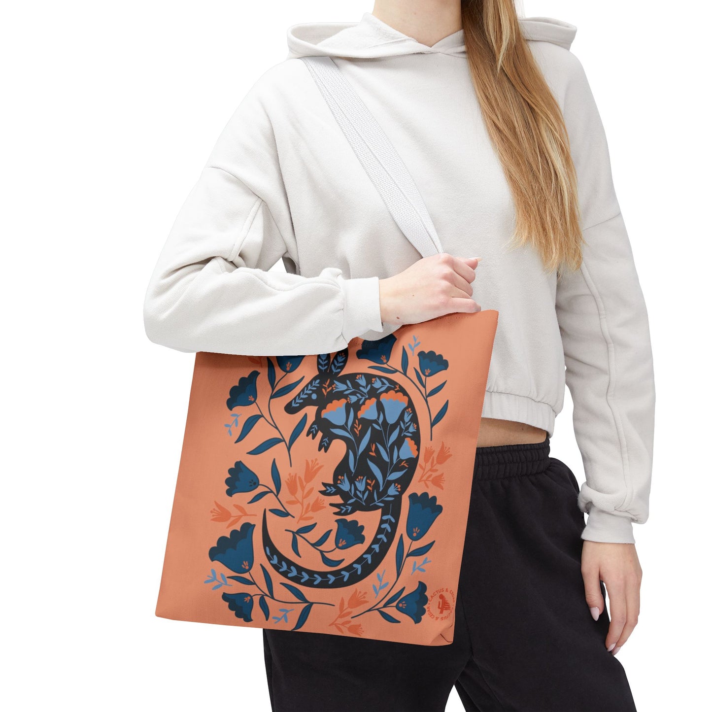 Desert Armadillo Tote Bag / Desert Animal Tote Bag