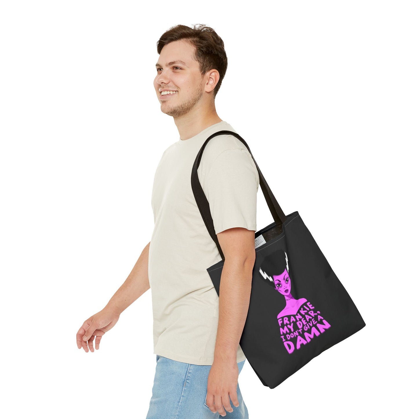 Bride of Frankie & Frankie Tote Bag / Frankenstein and His Bride Tote Bag / Halloween Accessories