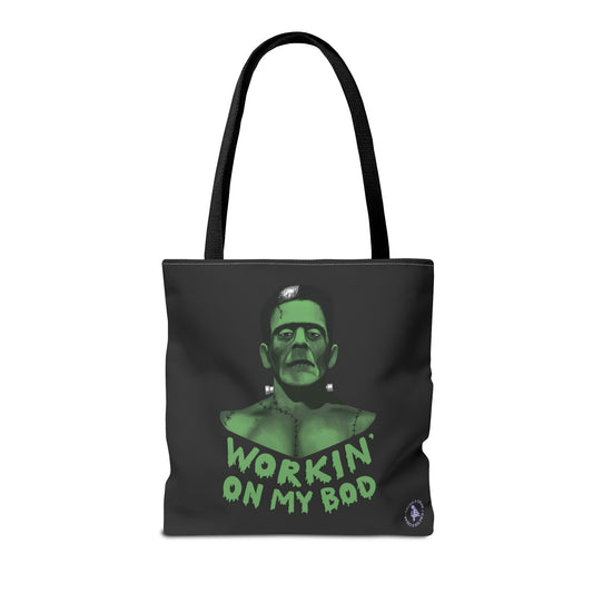 Bride of Frankie & Frankie Tote Bag / Frankenstein and His Bride Tote Bag / Halloween Accessories