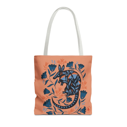 Desert Armadillo Tote Bag / Desert Animal Tote Bag