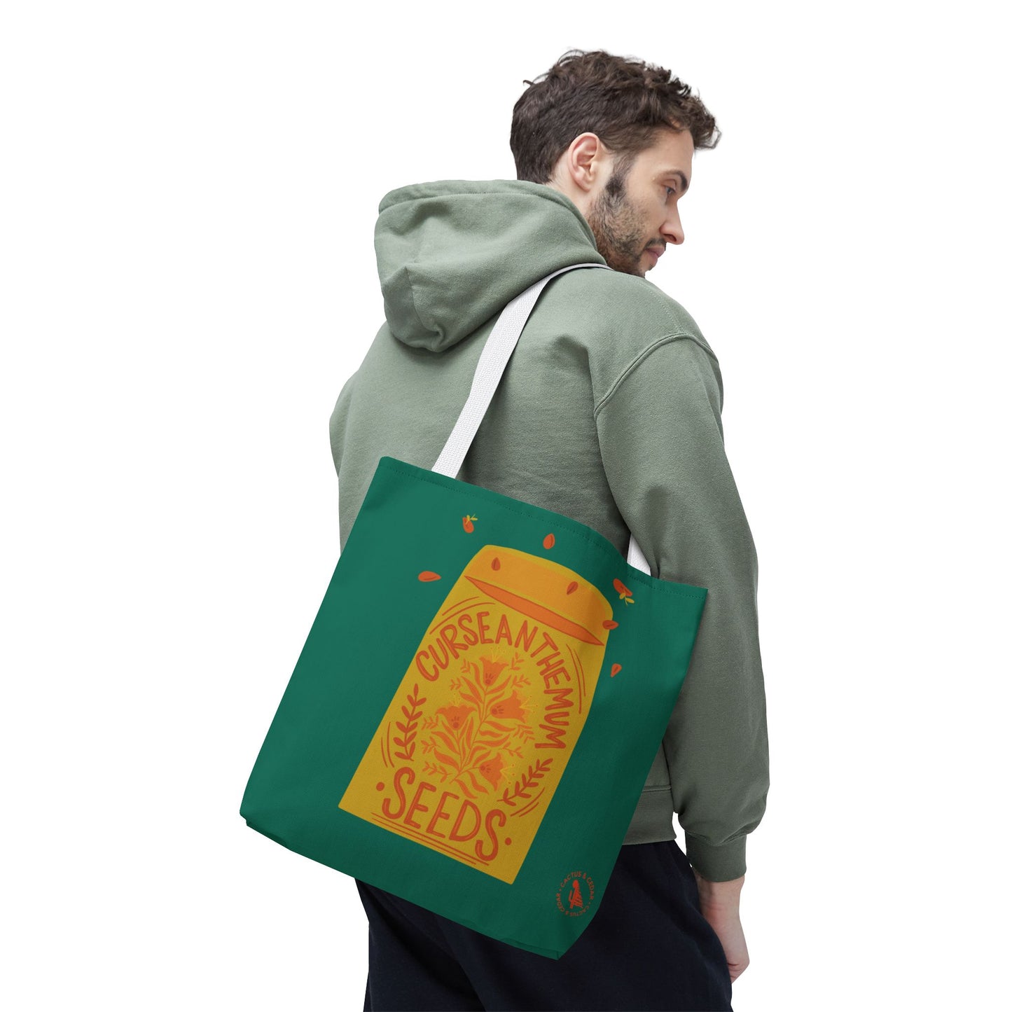 "Go F Yourself Please" Snarky Tote Bag / Funny Tote Bag Sayings / Curseanthemum Tote