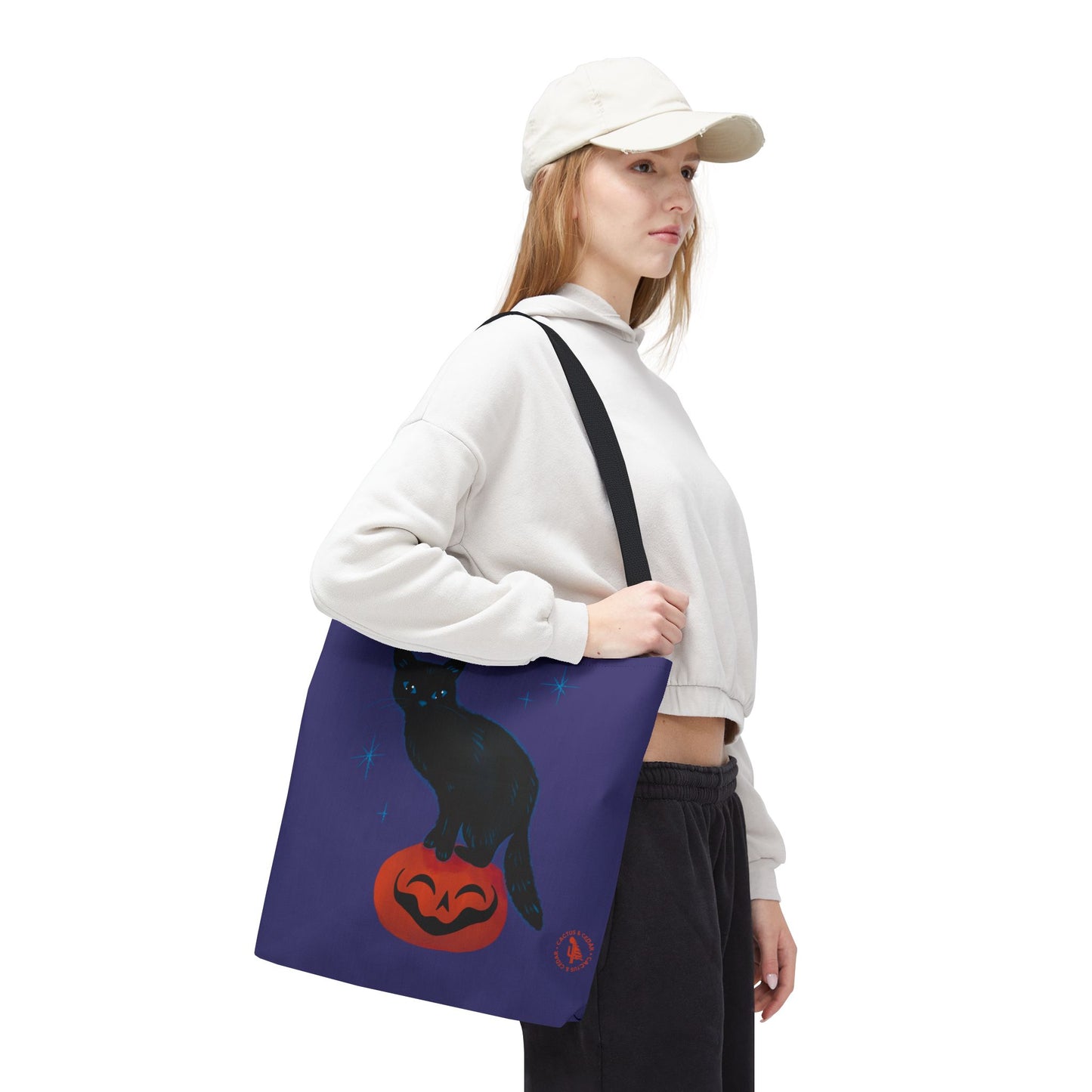 Binx Black Cat Halloween Tote Bag