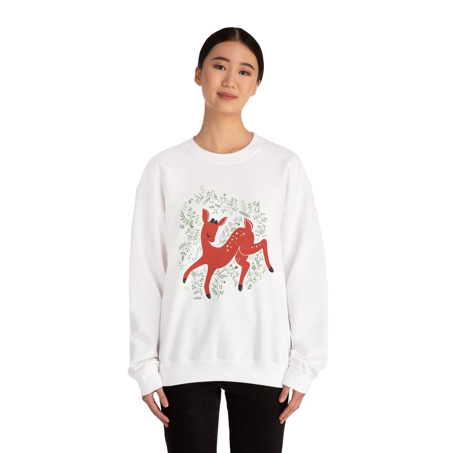 Prancer Sweatshirt - Holiday Reindeer Sweatshirts