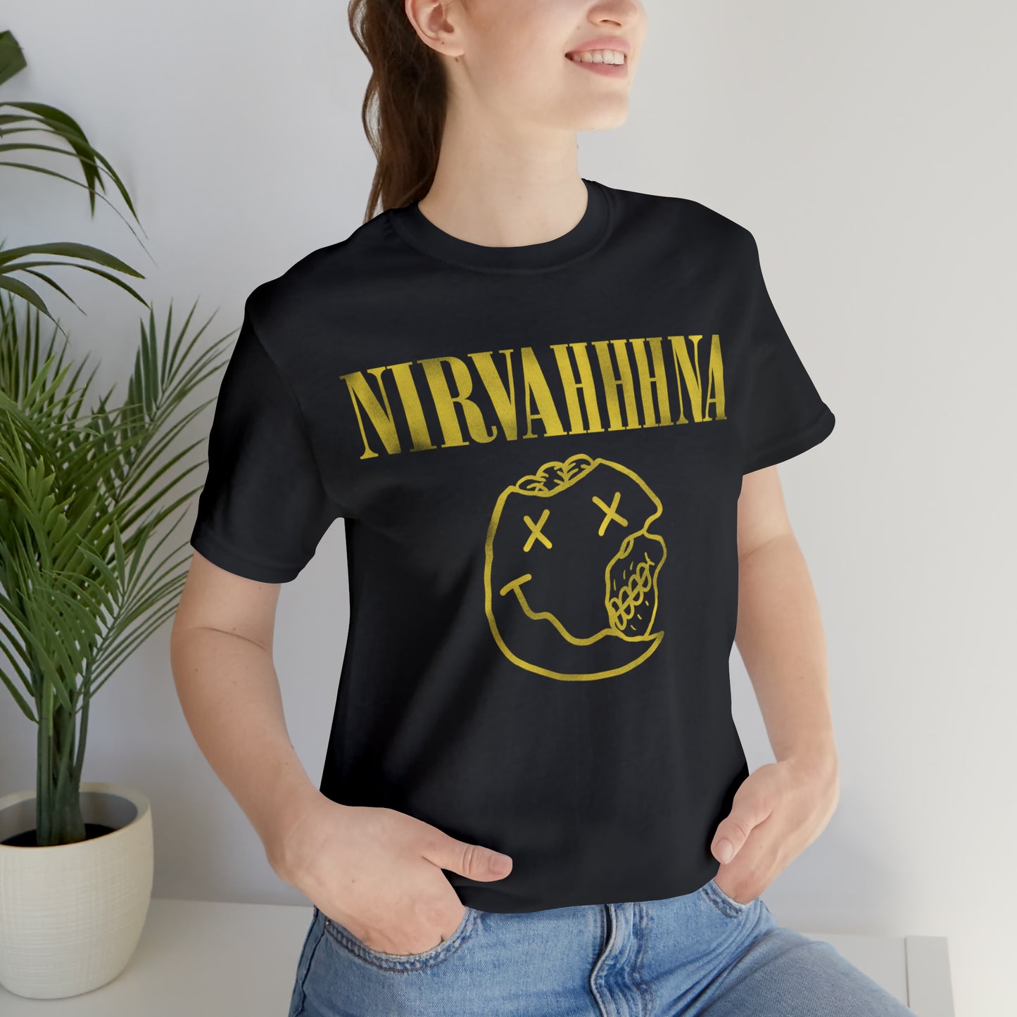 Nirvana Parody Shirt "Smells Like Teen Brains" T-Shirt / Zombie NirvAHHHna Unisex T-Shirt / Halloween Shirts