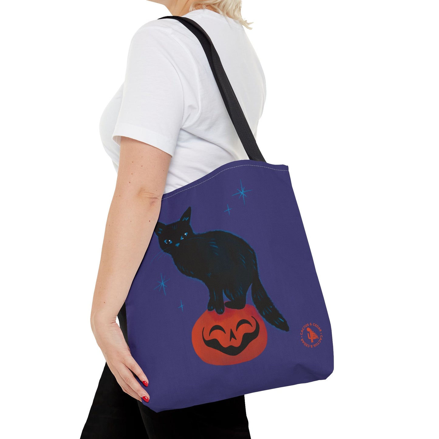 Binx Black Cat Halloween Tote Bag