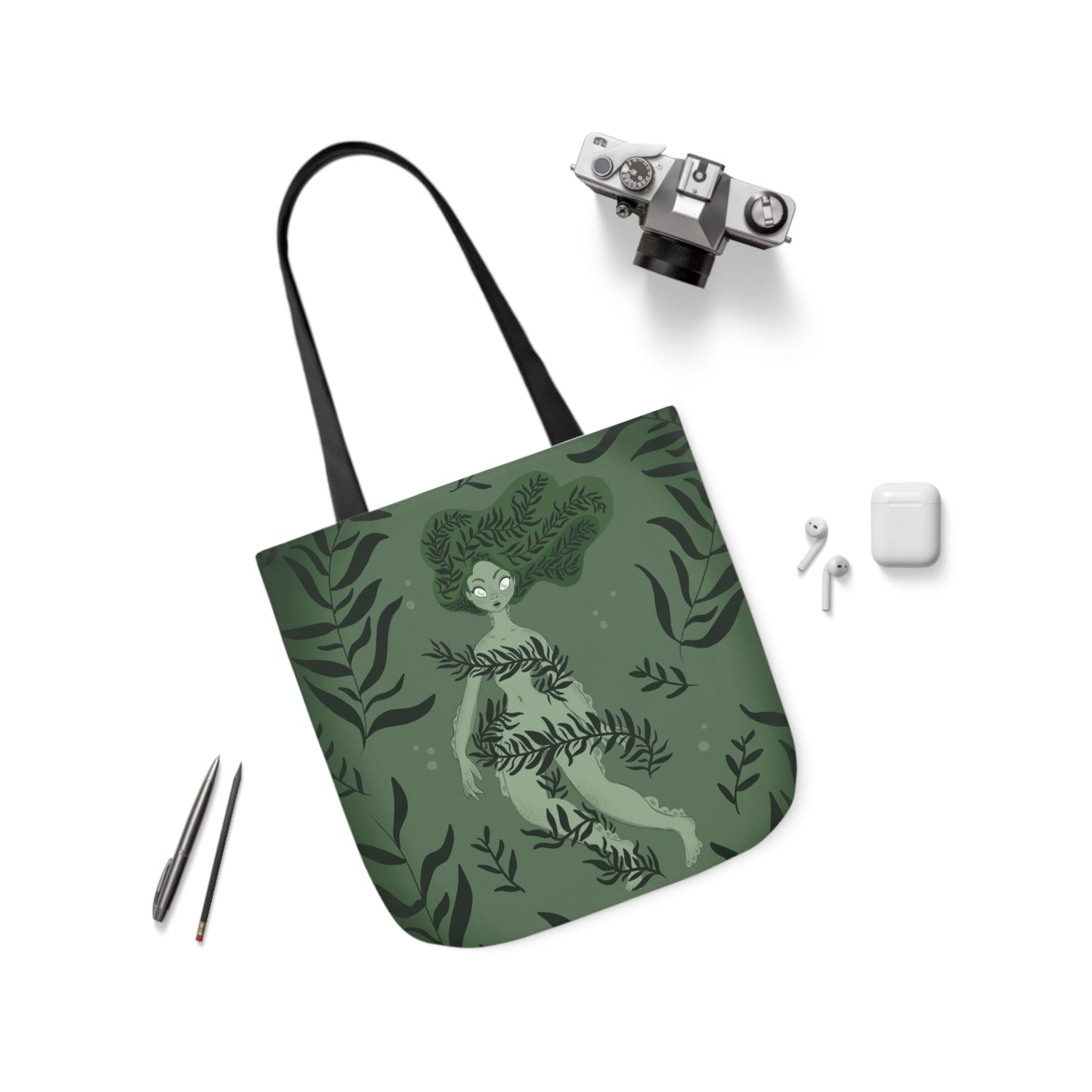She Creature Tote Bag / "Out of Your League" Tote Bag / Halloween Tote Bags