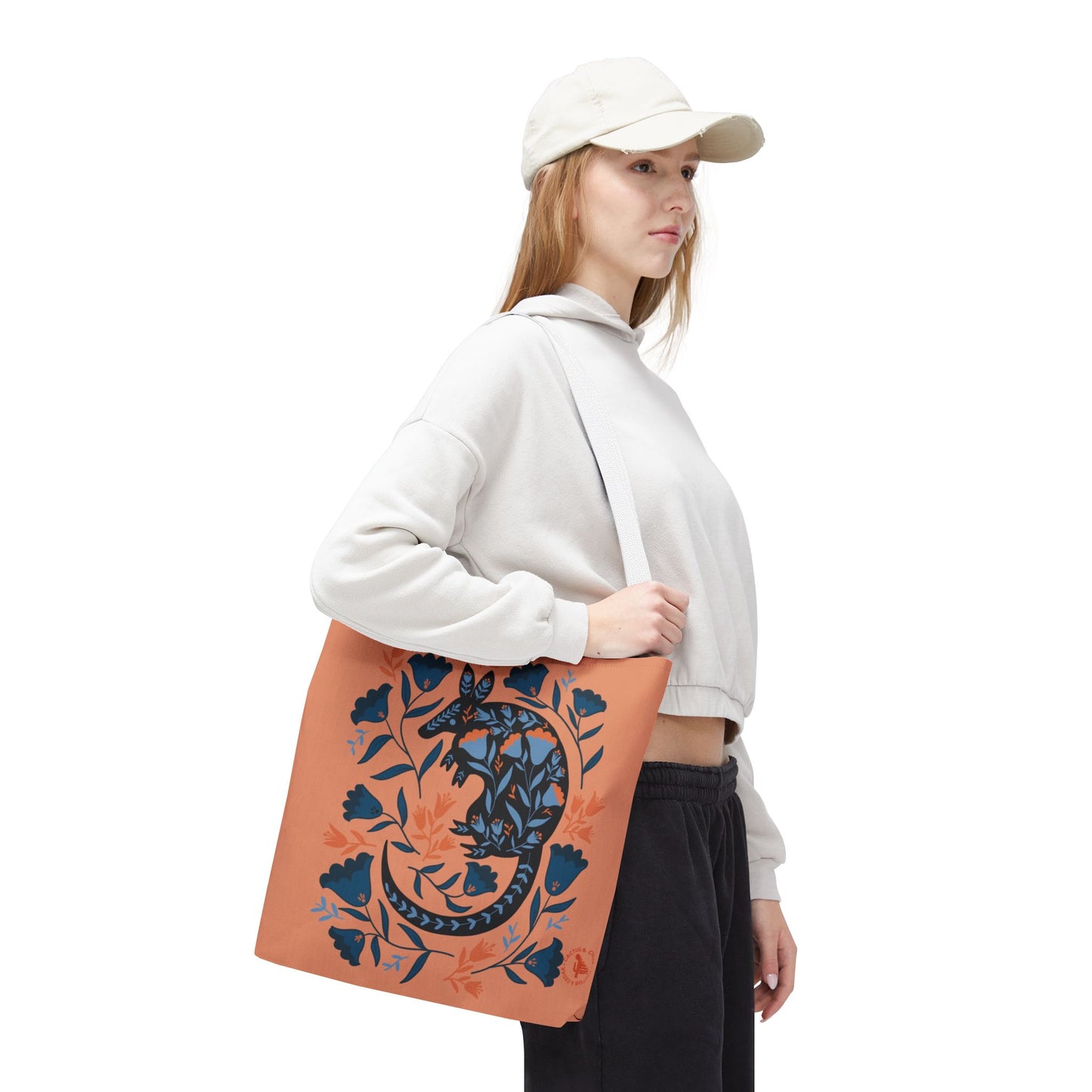 Desert Armadillo Tote Bag / Desert Animal Tote Bag