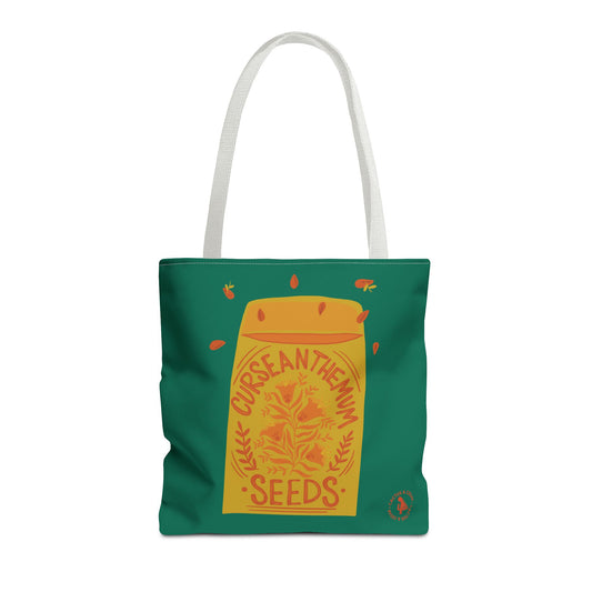 "Go F Yourself Please" Snarky Tote Bag / Funny Tote Bag Sayings / Curseanthemum Tote