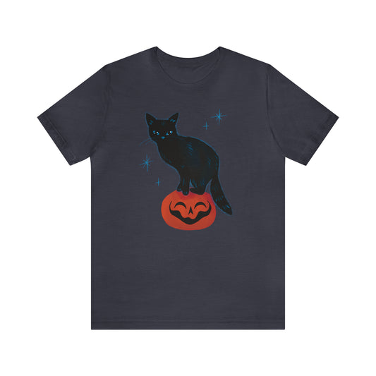 Pumpkin the Cat / Black Cat T-Shirt / Halloween Shirts
