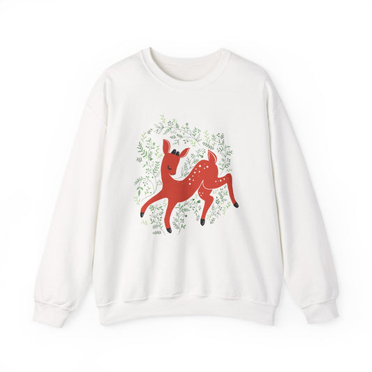 Prancer Sweatshirt - Holiday Reindeer Sweatshirts