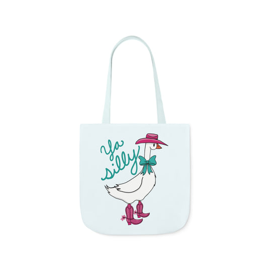 Ya Silly Goose (light Blue background) / This Goose Was Made for Walkin Tote Bag / Goose Tote Bag / Honk