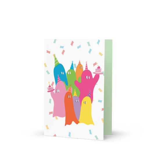 Happy Boooothday Card / Funny Birthday Card / Ghost Birthday Card / Halloween Card
