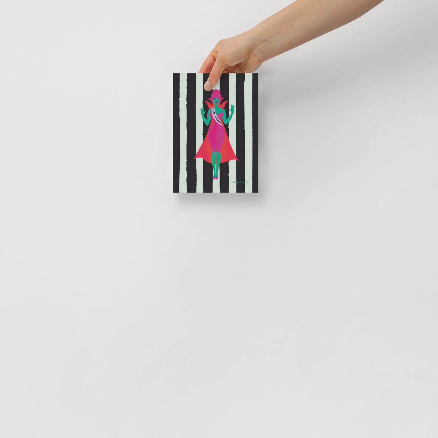 Miss Argentina Art Print / 5X7 / 8X10 / Beetlejuice Art
